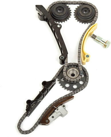 Evergreen TK9028 Timing Chain Kit Compatible With 98-03 Volkswagen Eurovan Golf Jetta VR6 2.8L AFP