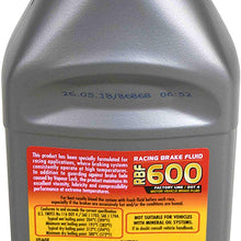 Motul (3 Pack) 100949 RBF 600 DOT 4 100% Synthetic Factory Line Racing Brake Fluid with Premium Motul Sticker (3)