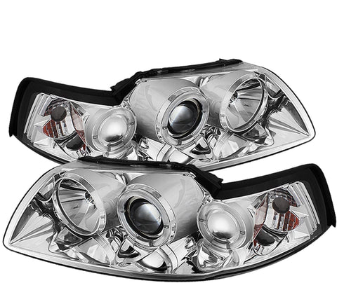 Spyder Auto 5010452 LED Halo Projector Headlights Chrome/Clear