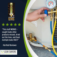Leak Saver: Direct Inject Ultimate - 3-in-1 Leak Sealant with Moisture Remover and UV Dye for Air Conditioner, Heat Pumps and More - Works on most HVAC and Automotive Systems - Proudly Made in the USA