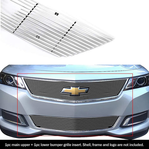 APS Compatible with 2014-2020 Chevy Impala with Logo Show Billet Grille Combo C61245A