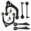 RWD Models Only - 2 Upper & 2 Lower Rearward and 2 Lower Forward Control Arm & Ball Joints 8pc Kit For - 2005-2010 Chrysler 300 RWD, Dodge Charger, Magnum, Challenger RWD ONLY