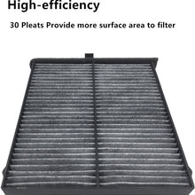 FUN-DRIVING Macrofiber Cabin Air Filter,Microfilter,Long-Fiber,Replacement for 64119237554/64119237555