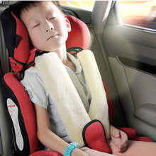 U&M 2cs/Pack High-Density Fluffy Wool Auto Seat Belt Cover for Adult Youth Kid Toddlers -Soft Warm Car, Truck, SUV, Camera Backpack Strap Shoulder Pad