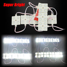 Ampper LED Ceiling Lights Kit for Van RV Boats Caravans Trailers Lorries Sprinter Ducato Transit VW LWB (10 Modules, White), 12V 40 LEDs Van Interior Light Kits