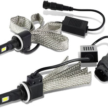 9006 6000K White LED High or Low Beam Conversion Light Bulbs (Pack of 2)