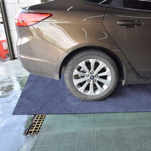 Garage Floor Mat,Absorbent Fabric,Anti-slip and Waterproof Backing,Washable,Garage and Shop Parking Mats(16.7 Feet x 6.7 Feet)