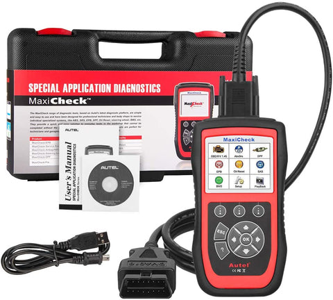 Autel Scanner MaxiCheck Pro for ABS Brake Auto Bleeding OBD2 Scan Diagnostic Tool, with EPB/ABS/SRS/SAS/Airbag/Oil Service Reset/BMS/DPF Service, Software Lifelong Free Update.