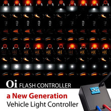 KiWAV 16 in 1 Oi Flash Strobe Controller Flasher Module LED Brake Stop Hazard Light Alert Relay Indicator Turn Signals