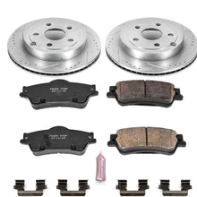 Power Stop K5525 Rear Brake Kit with Drilled/Slotted Brake Rotors and Z23 Evolution Ceramic Brake Pads