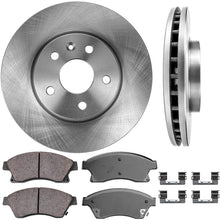 CRK11239 FRONT 276mm Premium OE 5 Lug [2] Brake Disc Rotors + [4] Ceramic Brake Pads + Clips [fit Chevy Cruze Sonic]