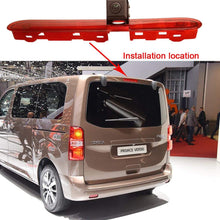 Car Third Roof Top Mount Brake Lamp Rear View Backup Camera for Citroen Dispatch/Proace/Peugeot Expert Traveller Van 3 Transporter (Reversing Camera+4.3 '' Rearview Mirror)