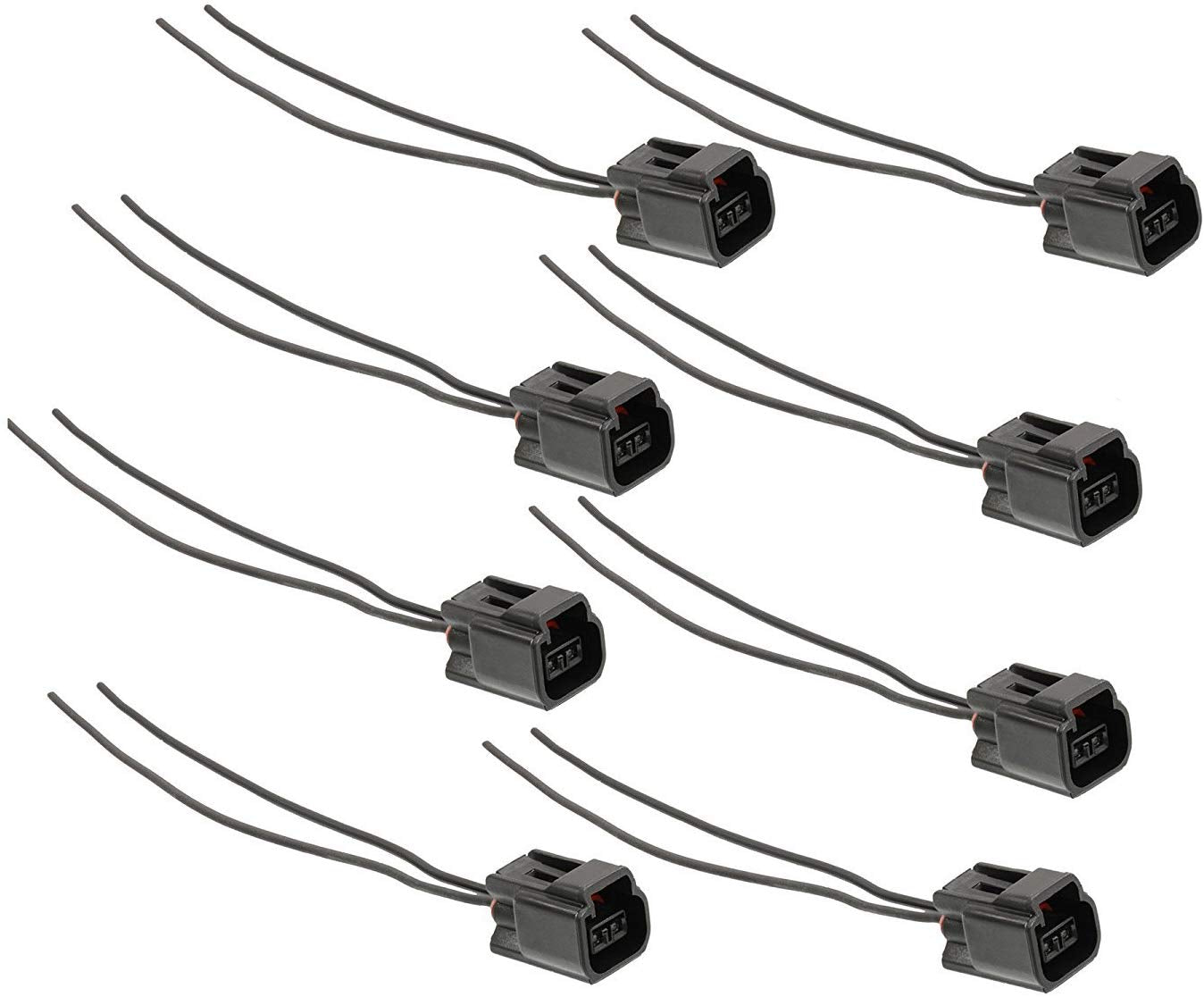 Michigan Motorsports Modular Ignition Coil Harness Connector Fitment for Ford Mustang 4.6 5.4L 6.8L SVT F150 F250 E150 Applications QTY 8