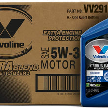 Valvoline DuraBlend SAE 5W-30 Synthetic Blend Motor Oil 1 QT, Case of 6