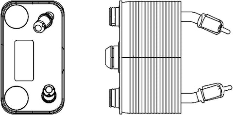 Behr Hella Service 376778191 Oil Cooler Trans for BMW X5 00-03