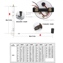 2 Inch (52mm) Digital LED Fuel Level Gauge Meter with Fuel Sensor E-1/2-F Pointer Electric Universal Car Pointer Meter Universal Fuel Gauge Automobile Boat
