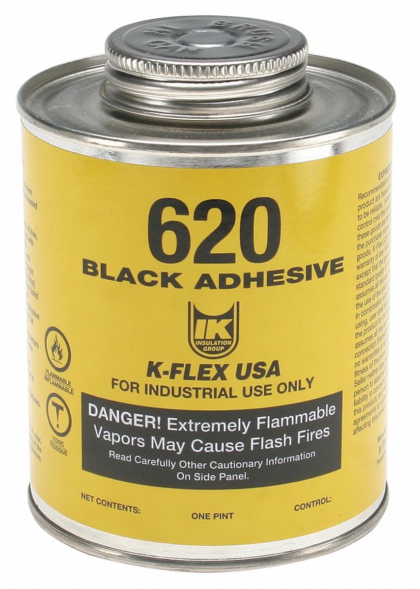 K-Flex Usa Contact Adhesive, 620, 1 Pint, Black (800-620-PTB)