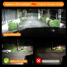 9005/HB3 LED Headlight Bulbs leppein S Series High Beam 12xCREE Chips 6500K 6000LM Cool White Conversion Kit Halogen Replacement-1 Pair