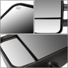 Right Side Black Power Heated Telescoping Rear View Side Towing Mirrors Replacement for Silverado Sierra GMT900 07-14