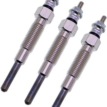 zt truck parts 3X Glow Plug Fit for Mahindra 3016 2816 2615 2516 2415 2216 2015 Max 24 HST Max 26 HST