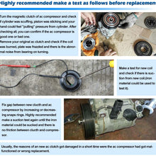 AUTEX AC Compressor Clutch Bearing Air Conditioning Clutch Replacement For 30x52x22 Air Bearing