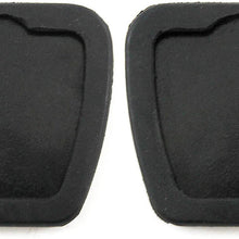Red Hound Auto 2 Brake Clutch Pads Cover for Compatible with Honda Pedal Rubber Manual Transmission Replacement
