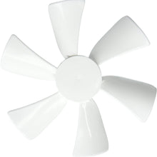 TruePower 20-2238 White 6" Replacement Fan Blade with 0.094" Round Bore,1 Pack