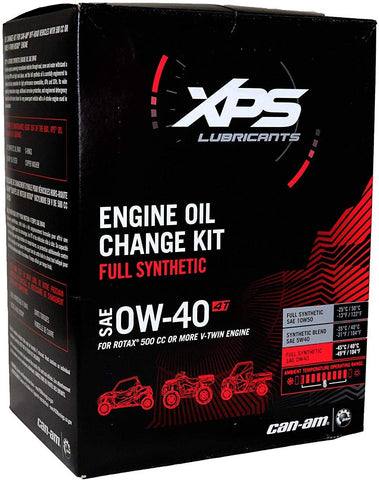 CAN-AM ATV/SXS 4T 0W-40 Synthetic Oil Change Kit for Rotax 500 cc or more