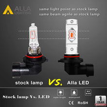 Alla Lighting 3800lm H11 H16 Red LED Fog Lights Bulbs ETI 56-SMD Xtreme Super Bright H8 H11 H16 LED Bulbs Replacement for Cars, Trucks, SUVs, Vans