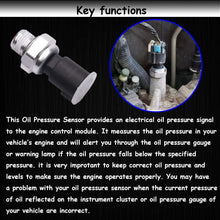 Engine Oil Pressure Sensor - Replaces 12673134, 12585328, 926-041 - Compatible with Chevy Silverado, Suburban 2500, Tahoe, Impala, Trailblazer, GMC Yukon, Sierra 1500, Savana