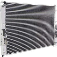 OzCoolingParts 4 Row Core All Aluminum Radiator for 2008-2010 09 Ford F250 F350 F550 Super Duty, 6.4L V8 Diesel