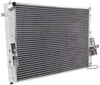 OzCoolingParts 4 Row Core All Aluminum Radiator for 2008-2010 09 Ford F250 F350 F550 Super Duty, 6.4L V8 Diesel