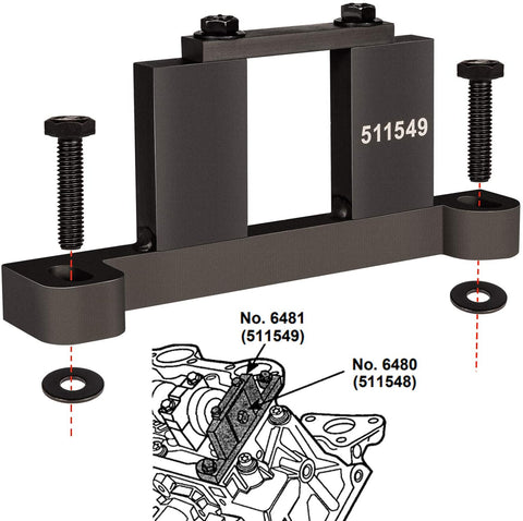 6481 Camshaft Holding Tool - Similar to Ford No. 303-577 Fits 1997-2004 Explorer/Mountaineer 4.0L SOHC V6