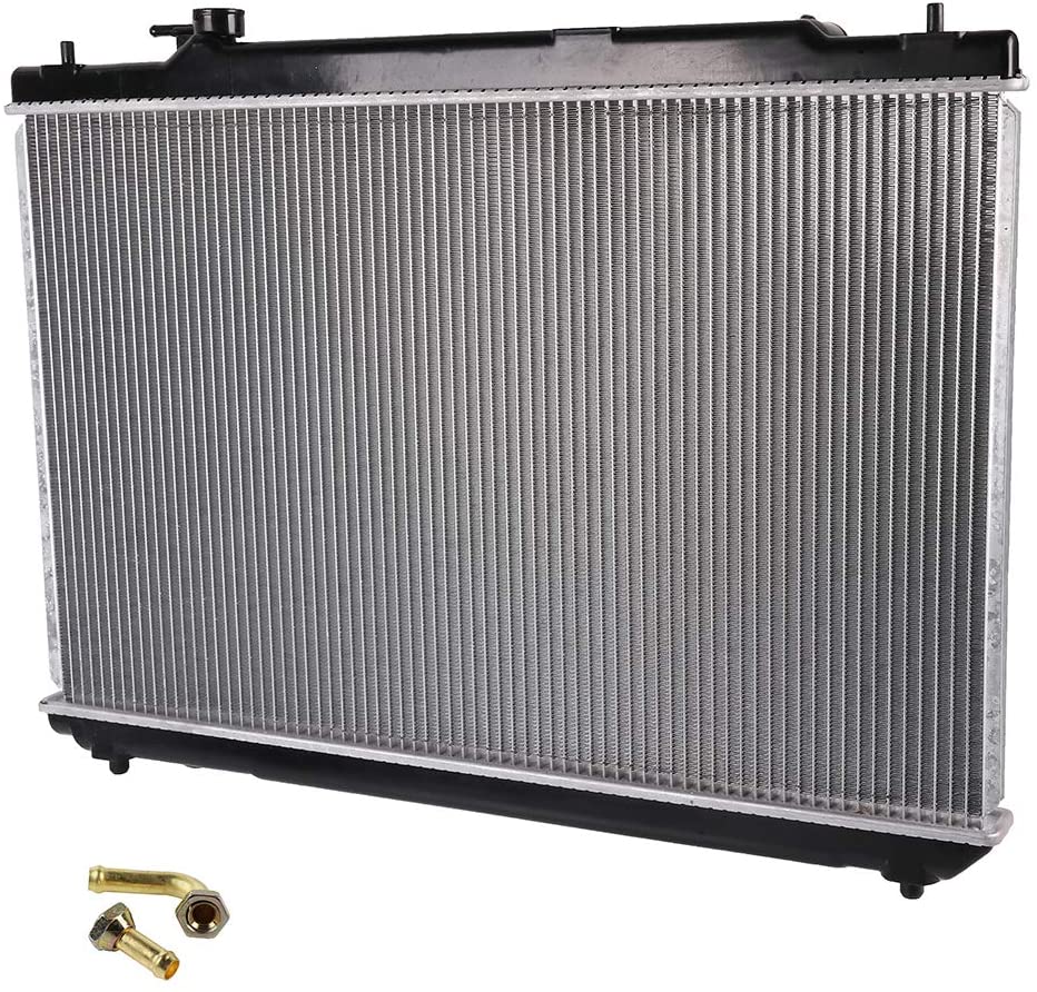 TUPARTS Radiator LR2453 Fit for 2001-2007 for T-oyota Highfor Lander 2.4L 2453 TO3010136