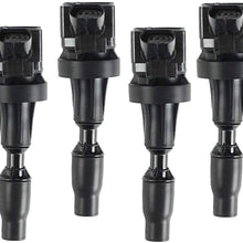 A-Premium Ignition Coil Pack Compatible with Hyundai Elantra Kona Sonata Tucson Veloster Kia Forte5 Optima Soul L4 1.6L 4-PC