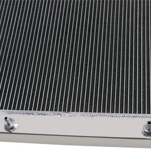 CoolingSky 3 Row All Aluminum Radiator for 1987-06 Jeep Wrangler YJ TJ 2.4/2.5/4.0/4.2L - Direct Replacement