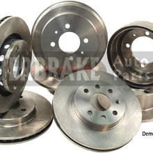 DK1604-8 Rear Rotors and Ultimate HD Ceramic Brake Pads Kit