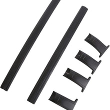ECOTRIC Roof Rack Cross Bars Luggage Cargo Ladder Crossbars Bike Load Roof Cross Rail Compatible with 2015-2019 Chevy Tahoe Suburban Escalade GMC Yukon Replacement for Part# 23256564