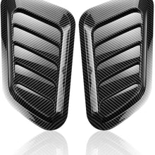 Blair 2PCS ABS Car Universal Decorative Intake Scoops Turbo Bonnet Vent Hood Auto Accessory