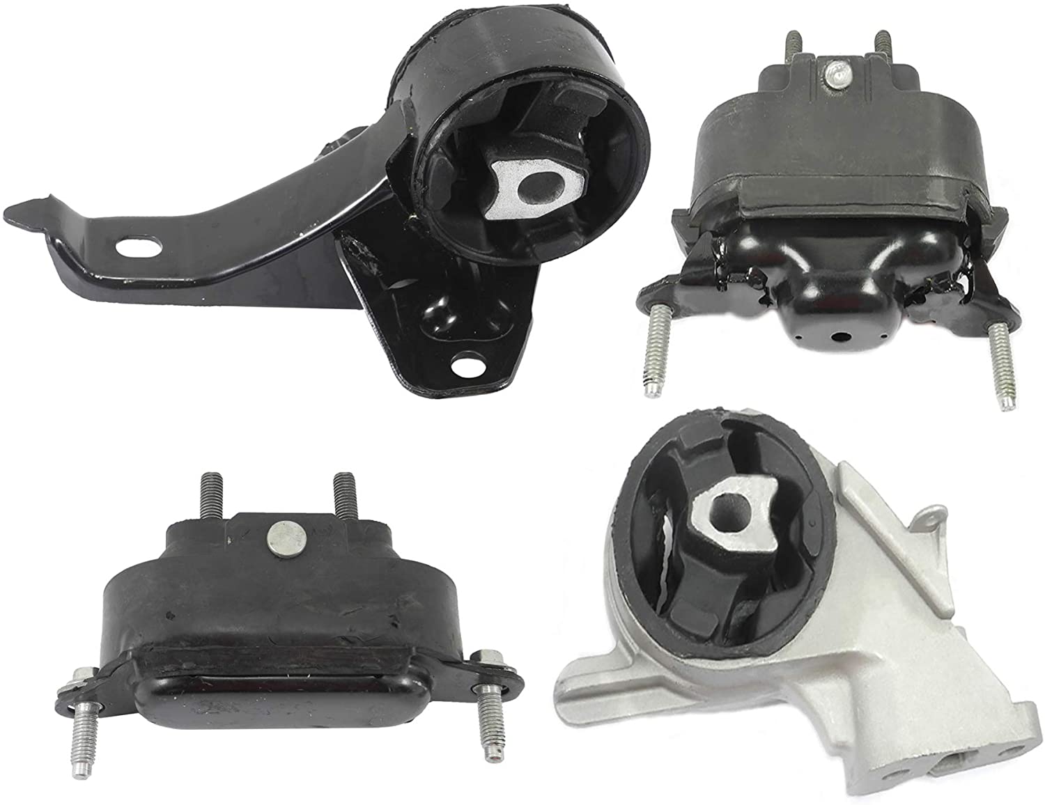 Compatible Replacement For Pontiac 2007 G6 3.5L Except Convertible 5354 5356 5357 5355 Engine Motor and Transmission Mount Set 4