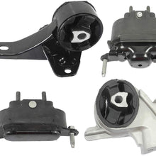 Compatible Replacement For Pontiac 2007 G6 3.5L Except Convertible 5354 5356 5357 5355 Engine Motor and Transmission Mount Set 4