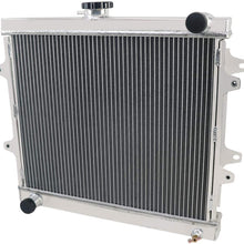 CoolingSky 3 Row All Aluminium Radiator for 1984-95 Toyota Pickup & 4Runner 2.4L MT - Direct Replacement