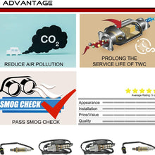 A-Premium O2 Oxygen Sensor Replacement for BMW 325Ci 325i 330Ci 330i 2001-2002 323Ci 328Ci 323i 328i 325xi 330xi X3 X5 Z3 Z4 Upstream and Downstream 4-PC Set