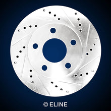 R1 Concepts KEDS12148 Eline Series Cross-Drilled Slotted Rotors And Ceramic Pads Kit - Front