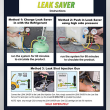 Leak Saver: Direct Inject Acid Scavenger (No Sealant) - Acid Remover - Created by HVAC Pros - for A/C and Refrigeration Systems Up to 5 Tons - Converts Acid to Synthetic Oil - Made in The USA
