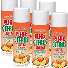 Pure Citrus NA228KIT Spray 4 Oz. Air Freshener, Orange, 6 Pack