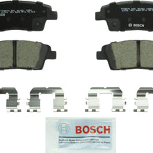 Bosch BC1551 QuietCast Premium Ceramic Disc Brake Pad Set For Genesis: 2017 G80; Hyundai: 2011-2016 Genesis; Kia: 2016-2017 K900; Rear