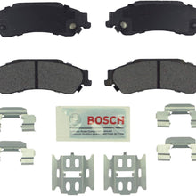 Bosch BE729H Blue Disc Brake Pad Set with Hardware for Select Chevrolet Blazer, S10; GMC Jimmy, Sonoma; Isuzu Hombre; and Oldsmobile Bravada - REAR