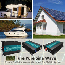 WZRELB 3000W 12V Pure Sine Wave Solar Power Inverter DC AC Converter