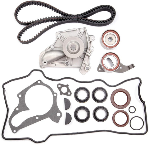 ECCPP Timing Belt Water Pump Kit Fit for 1987-2001 Toyota Camry Celica RAV4 Solara 2.0L 2.2L DOHC 3SFE 5SFE